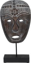 Figurines décoratives Masque Marron 24 x 12 x 46 cm