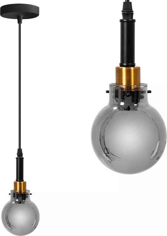 TooLight Hanglamp APP1124-1CP - E14 - Zwart/Goud