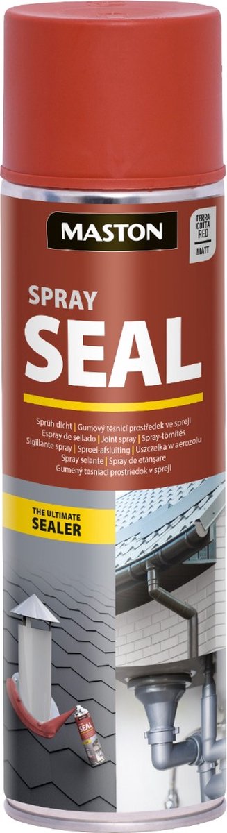 Maston Spray Seal - terracotta rood - rubberen afdichtingscoating - 500 ml - vloeibaar rubber