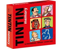 Kuifje Memory Karakters Kaartspel - Met alle bekende karakters - Tintinimaginatio