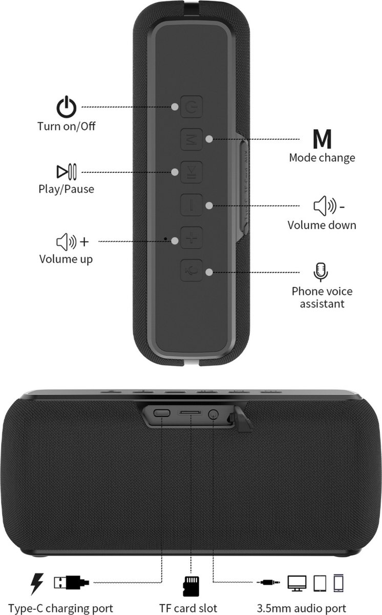 Loa bluetooth siêu trầm XDOBO X8 iii công suất 60W-Bảo hành chính hãng