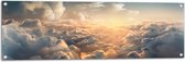 Tuinposter – Wolken - Lucht - 120x40 cm Foto op Tuinposter (wanddecoratie voor buiten en binnen)