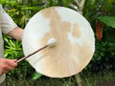 LIDAH® Sjamanendrum - 40cm Traditional Gevacht - Sjamaanse Shaman Drum - Sjamanen Percussie voor Volwassenen - Spirituele Sjamaan Trommel