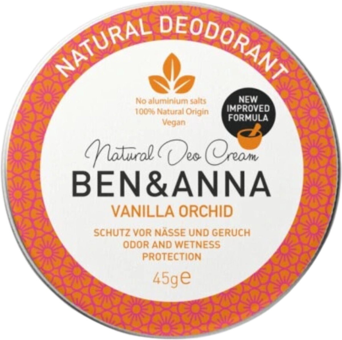 Ben & Anna Deodorant Créme Vanilla Orchid - 45 gr