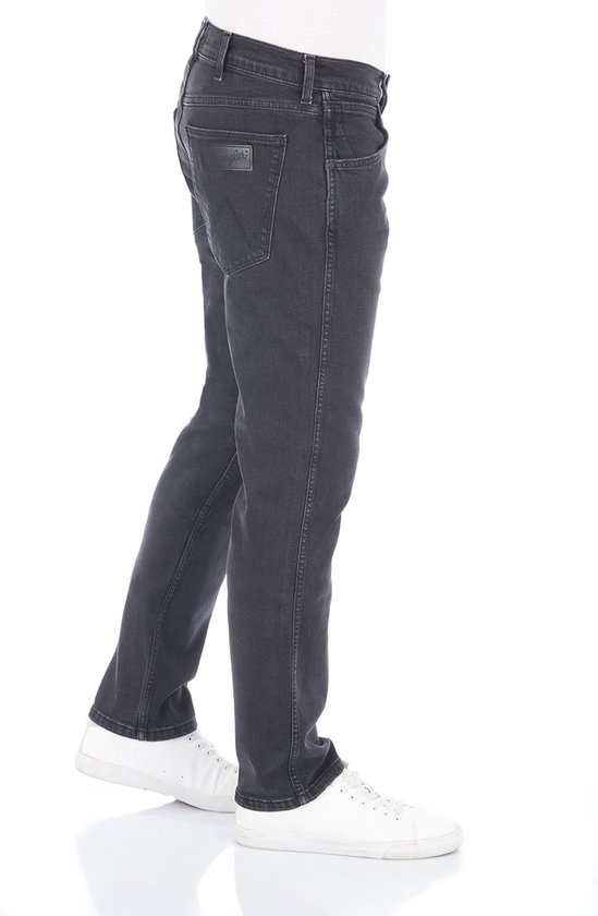 Wrangler Jeans pour hommes Greensboro régulier/droit Zwart 38W / 34L