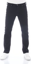 Lee Heren Jeans Broeken Daren Zip Fly regular/straight Fit Zwart Volwassenen Denim Jeansbroek Spijkerbroek heren