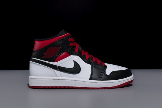 Nike Air Jordan 1 Mid GS Gym Red Black Toe - Sneaker - DQ8423-106 - Maat 38.5