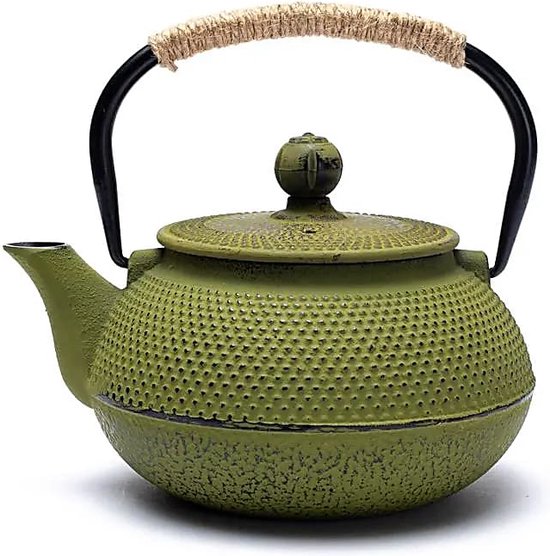 Bredemeijer Shanghai theepot met kopjes set van 3 * Steenrood * de Bijenkorf