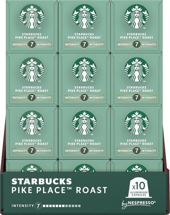 Starbucks by Nespresso Pike Place Medium Roast capsules - 120 koffiecups - Starbucks