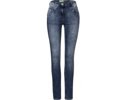 CECIL Vicky authentic blue Dames Broek - midden blauw - Maat 36