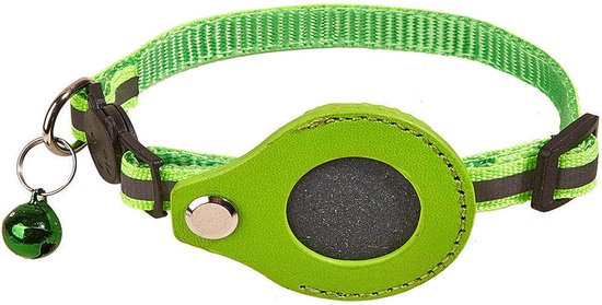 JAYZ® Kattenhalsband met Smart Finder Tracker Inclusief iOS/Android, verstelbare halsband (zwart