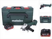 Metabo W 18 7-125 Accuslijper 18 V 125 mm + 1x accu 5,5 Ah + metaBOX - zonder lader