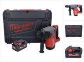 Milwaukee M18 ONEFHX-551X Snoerloze combihamer 18 V 2,5 J SDS-Plus Brushless + 1x oplaadbare accu 5,5 Ah + HD box - zonder lader