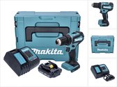 Makita DDF 485 SY1J accuboormachine 18 V 50 Nm borstelloos + 1x accu 1,5 Ah + lader + Makpac