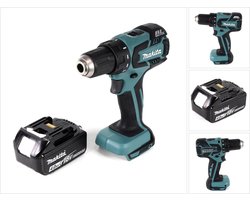 Makita DDF 459 M1 accuboormachine 18V 45NM + 4.0 Ah accu - zonder oplader
