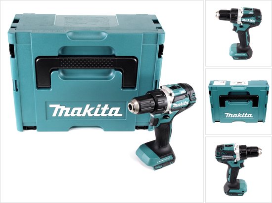 Makita DDF 484 ZJ accuboormachine borstelloos 18V 54Nm solo in Makpac - zonder accu en lader