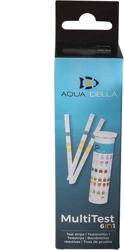 Aqua Della WaterTestStrips 6 in 1 - Aquariummeter - 50st