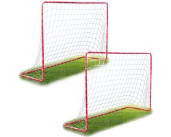 Voetbaldoel set - 2 stuks - 183x122x61cm
