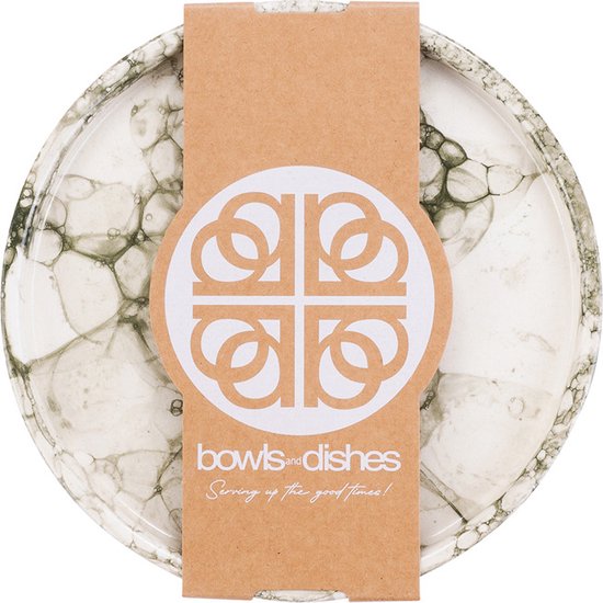 Bowls and Dishes Espuma Poterie Assiette | assiette de diner | Assiette à petit-déjeuner | Assiette à tapas | Services de table 18 centimètres Ø - Vert - Astuce cadeau !