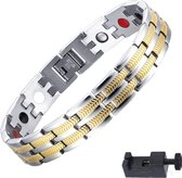 Narvie - Bracelet de guérison - Bracelet magnétique - Bracelet de santé Bracelet magnétique - Couleur argent