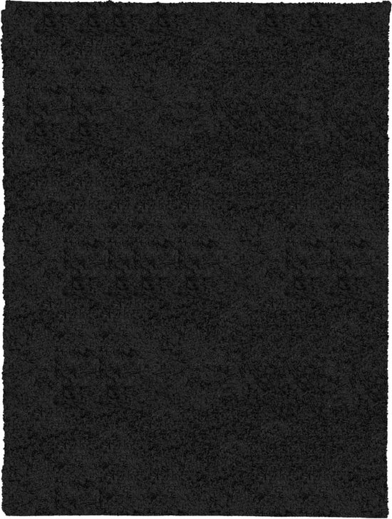 vidaXL - Vloerkleed - PAMPLONA - shaggy - hoogpolig - modern - 300x400 - cm - zwart