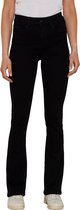 Noisy may Jeans Nmsallie Hw Flare Jeans Vi023bl Noo 27017554 Black Dames Maat - W25 X L30