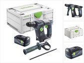 Festool BHC 18-Basic accuklopboormachine 18 V 1,8 J SDS Plus Brushless + 1x accu 5.0 Ah + Systainer - zonder oplader
