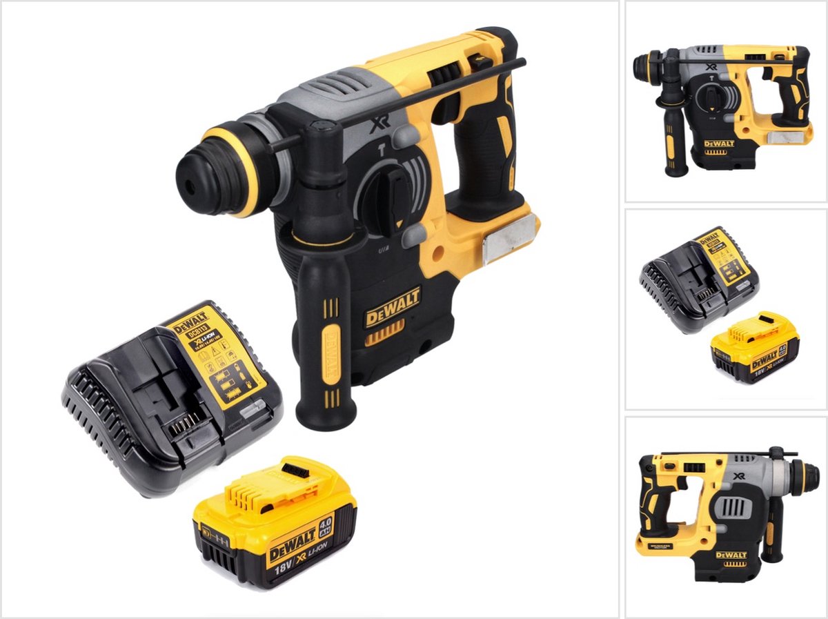 DeWalt DCH 273 M1 accu combihamer 18 V 2,1 J SDS Plus Brushless + 1x accu 4,0 Ah + oplader