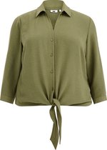 WE Fashion Dames Geweven blouse - Curve