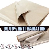 Faraday Tissu de protection contre la poussière WiFi/RF Anti-radiation Conducteur magnétique Koper /Nickel Tissu EMF Anti-signal Protection les radiations de Santé