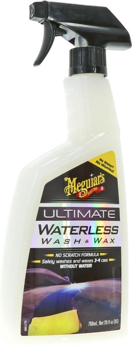 Meguiar's Waterless Wash & Wax Anywhere - Auto wassen zonder water