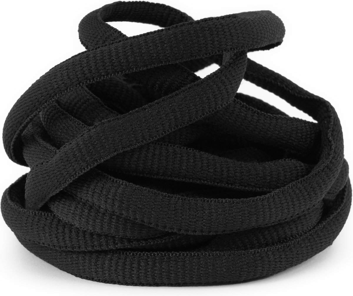 GBG Sneaker Veters Ovaal 120CM - Zwart - Schoenveters - Laces - o.a. geschikt voor Asics, New Balance Nike SB Dunks & Yeezy