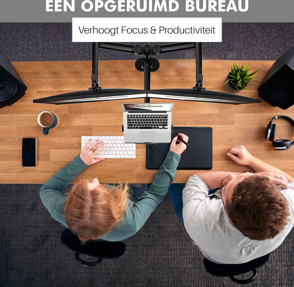 LEVANTU@ Dubbele Monitorarm thumbnail 6