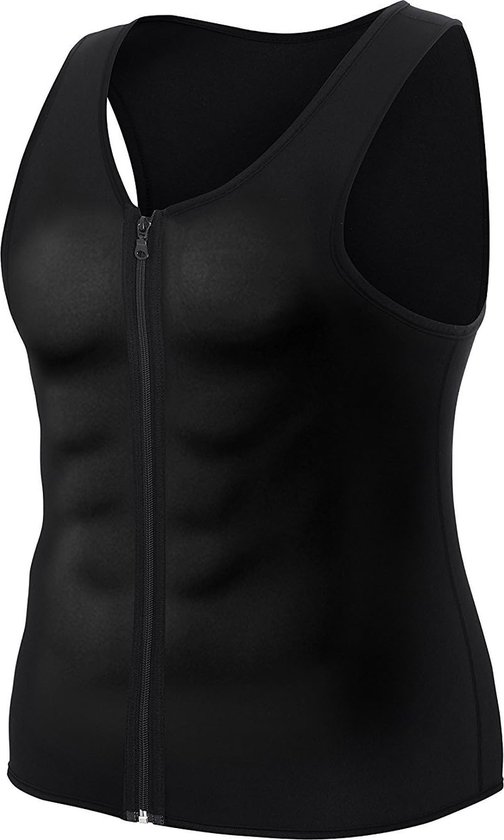 Gilet de Sudation de Sauna pour Femmes, entraîneur de Taille, débardeur de Sauna d'entraînement en polymère, Combinaison d'exercice pour la Course à Pied, Le Jogging (Noir XXXX) (Noir Moyen/Petit Gilet de Sudation de Sauna pour Femmes, entraîneur de Taille, débardeur de Sauna d'entraînement en polymère, Combinaison d'exercice pour la Course à Pied, Le Jogging (Noir XXXX) (Noir Moyen/Petit