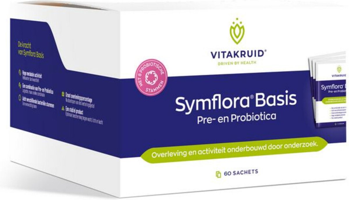 Goedkoopste Vitakruid Symflora Basis 60 sachets