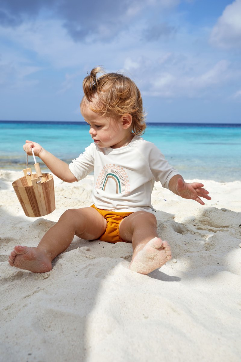 Lässig Splash & Fun Zwemshirt Rashguard Korte Mouw Rainbow nature, 19 - 24 maanden — afbeelding 6