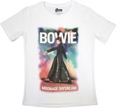 David Bowie - Moonage 11 Fade Dames T-shirt - XL - Wit