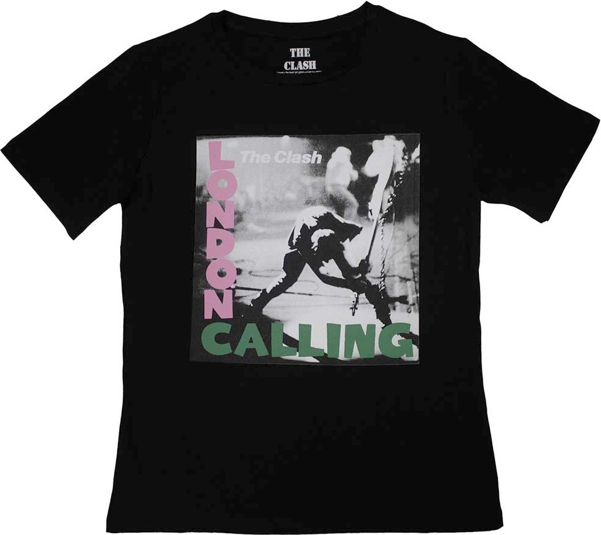 The Clash - London Calling Dames T-shirt - 2XL - Zwart