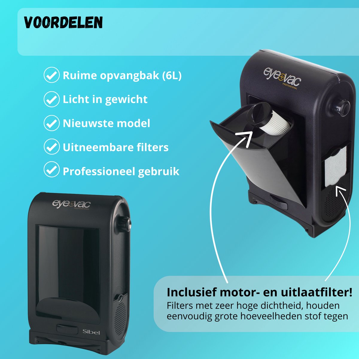 Automatische Automatische Eyevac Hairbuster Stofzuiger - afbeelding 4