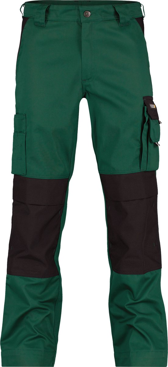 Tweekleurige werkbroek met kniezakken
