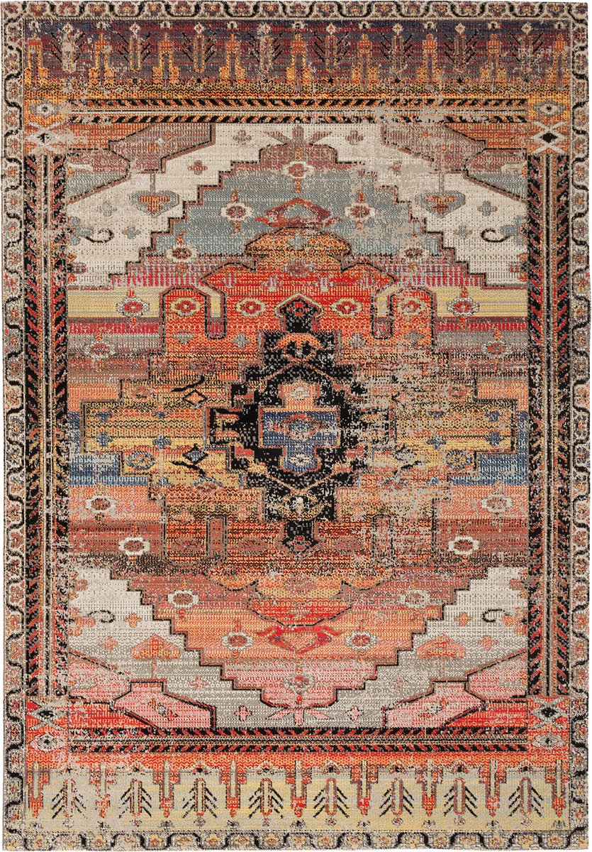Pergamon Kortpolig design vloerkleed modern vintage oosters patroon