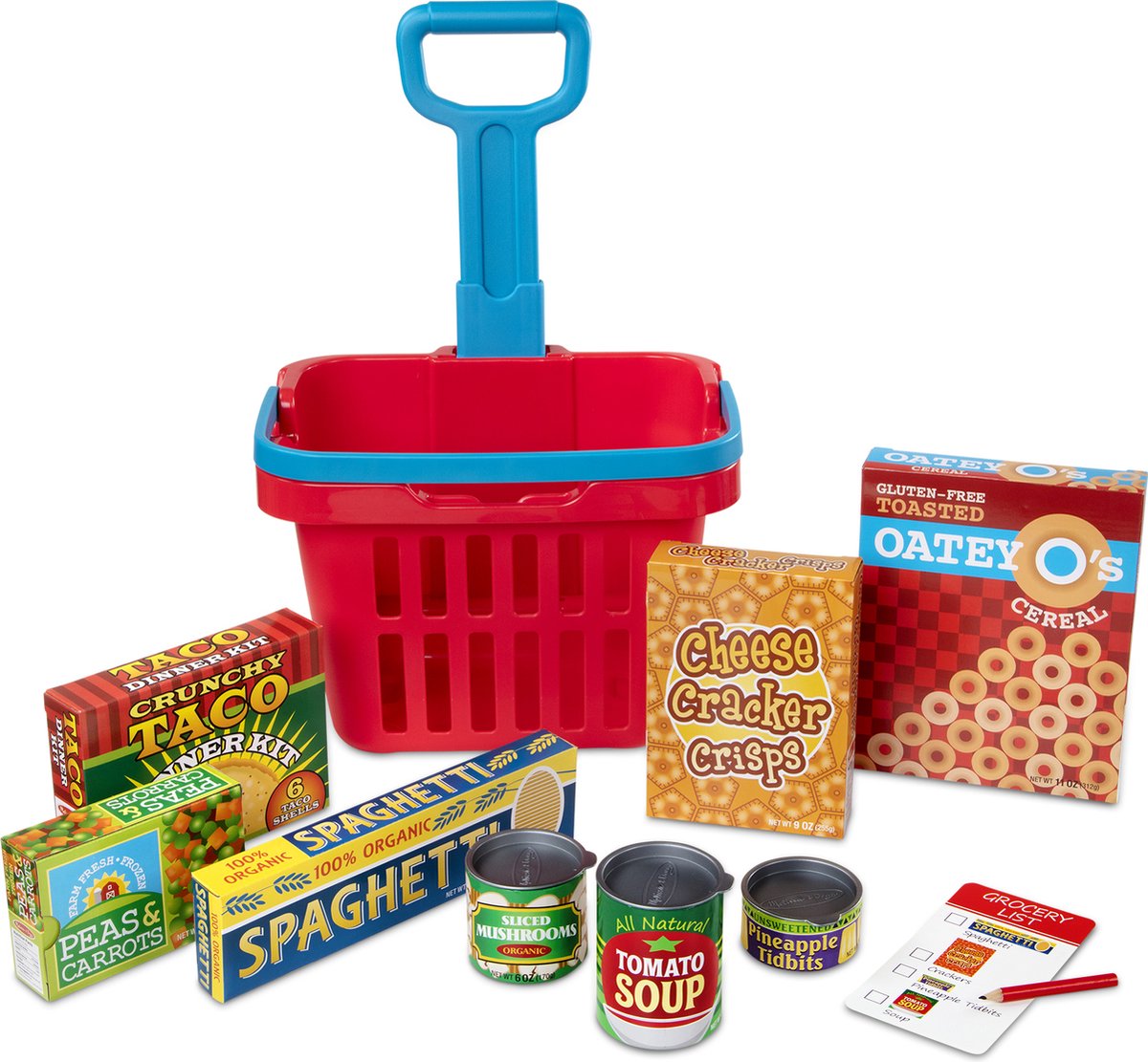 Melissa & Doug speelset met boodschappenmandje