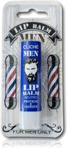Cliché - Men - Lip Balm - Neutraal - Beschermt en Hydrateert - 1 Stuks in blisterverpakking