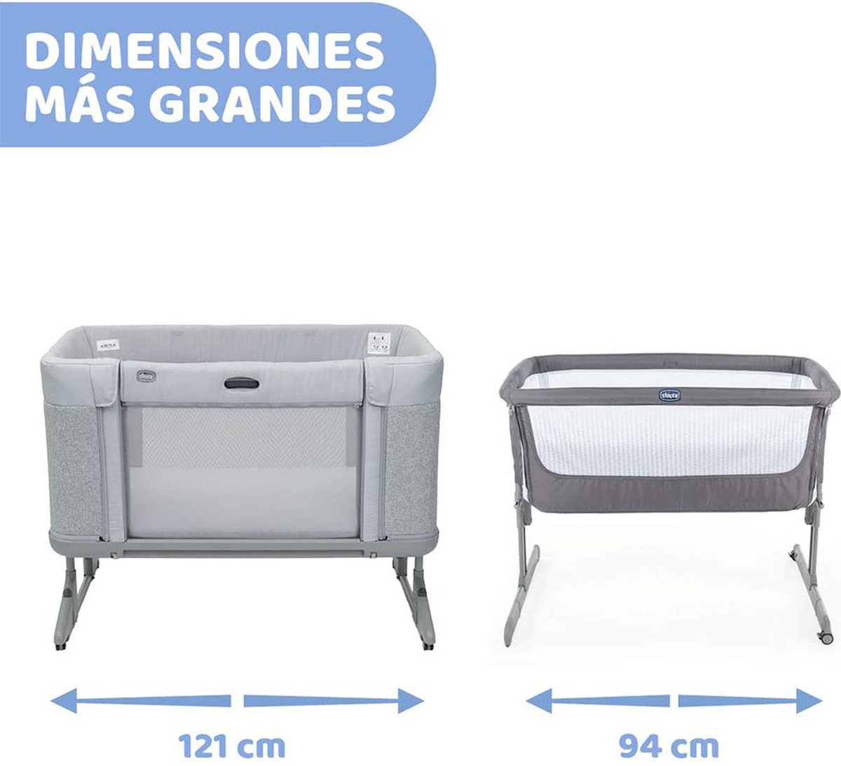 Chicco Forever Next2Me Co-Sleeper - Ash Grey – foto 3