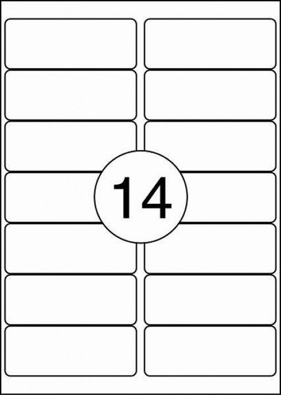 A4-Labels zelfklevende etiketten 70 x 36 mm | De Papierfabriek
