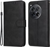 Coverup Book Case - Geschikt voor OnePlus 12R Hoesje - Zwart