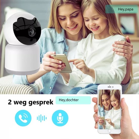 WIFI PTZ IP-camera 3.0MP met bediening via APP en kan werken met spraakgestuurde apps.. T-2007 van Technaxx — afbeelding 3