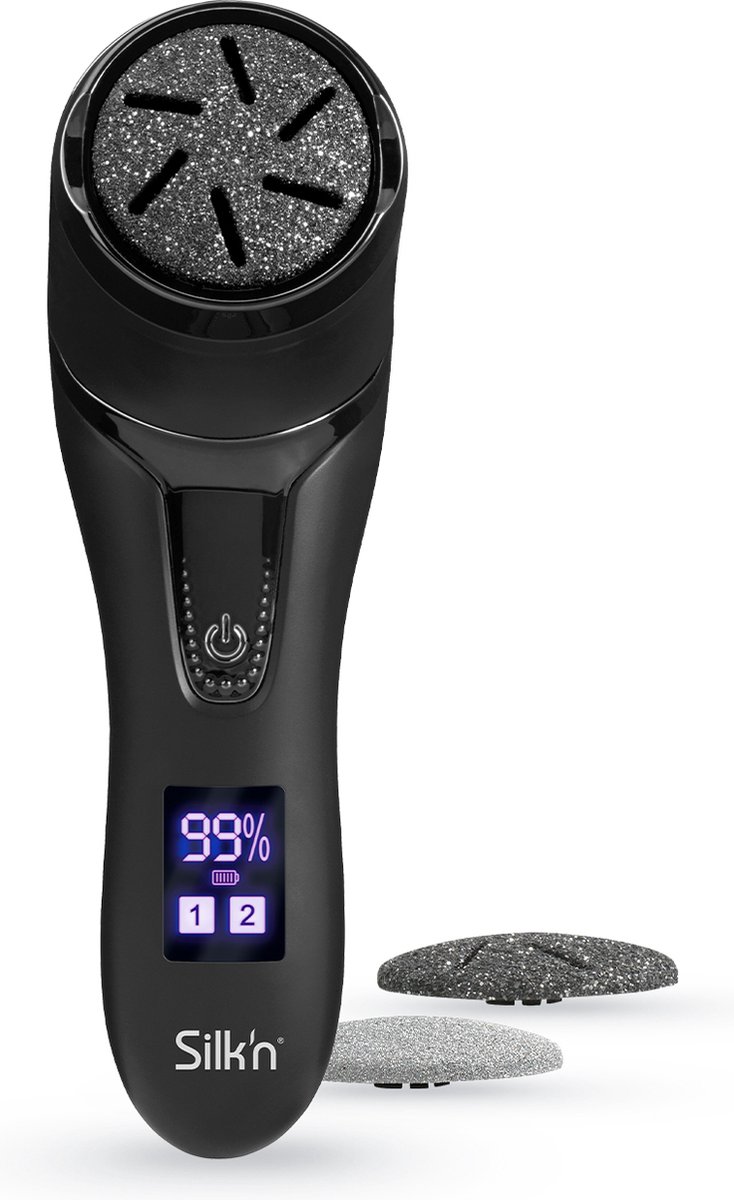Silk’n Elektrische eeltverwijderaar - Waterdichte pedicureset - Oplaadbaar - Voetvijl - Voetverzorging - FreshPedi - Zwart