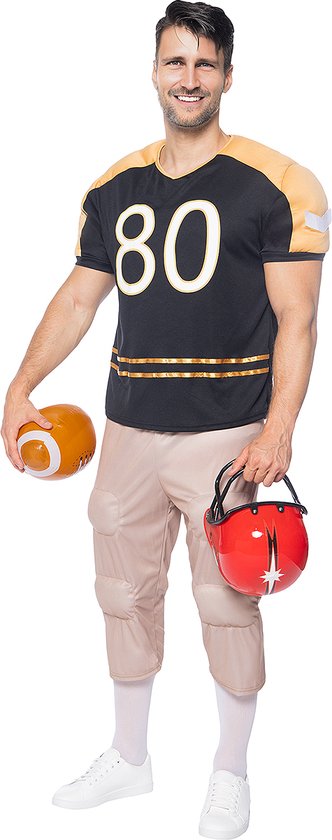 FUNIDELIA American Football Speler Kostuum voor Mannen - Maat: M