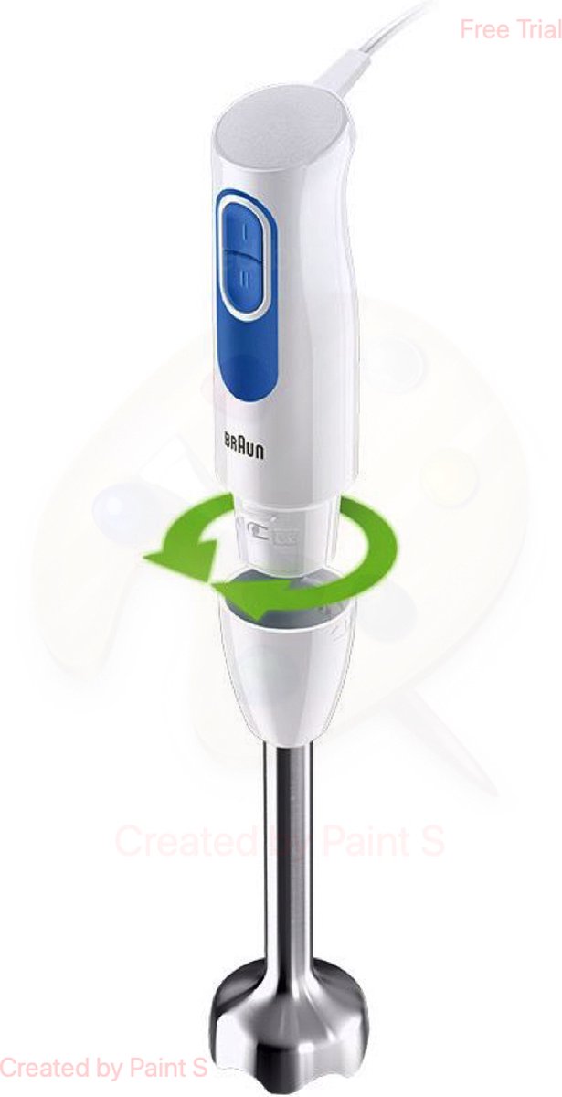 Braun MQ20.001 - Staafmixer - 600 W - Blauw/Wit - EasyTwist-systeem van Braun — afbeelding 3